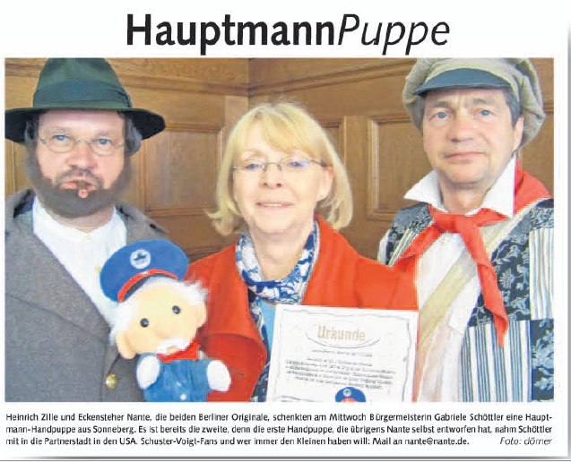 Hauptmannüberreichung